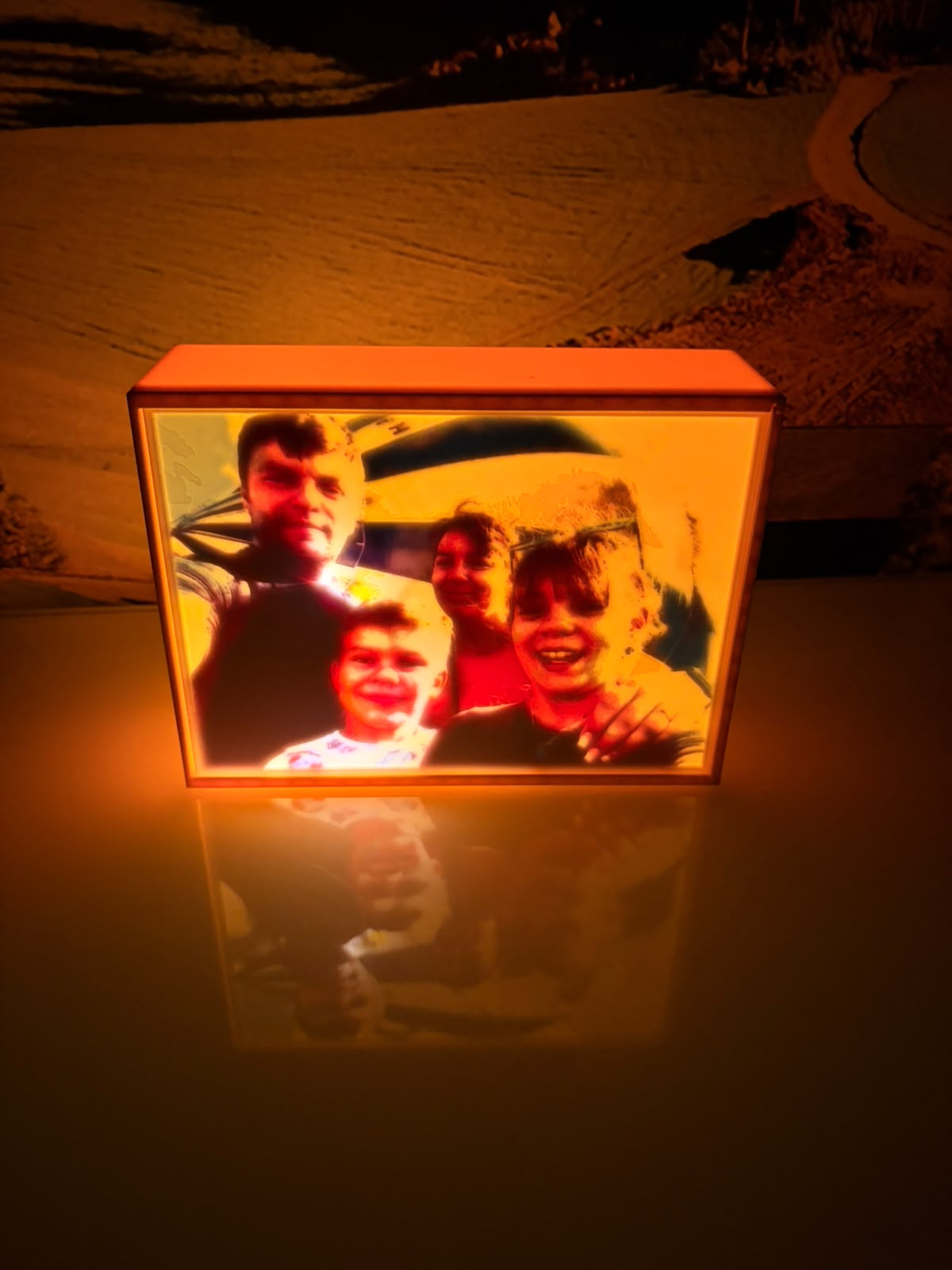 Lampă Litofanie 3D Personalizată după Fotografie - imagine galerie