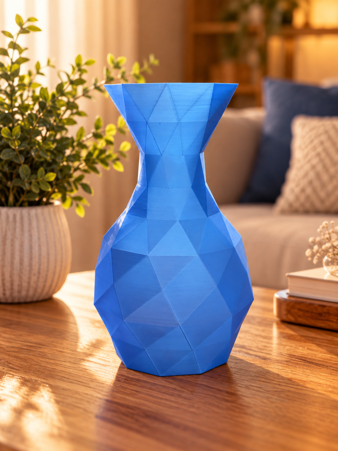 Vază decorativă 3D geometrică - imagine galerie