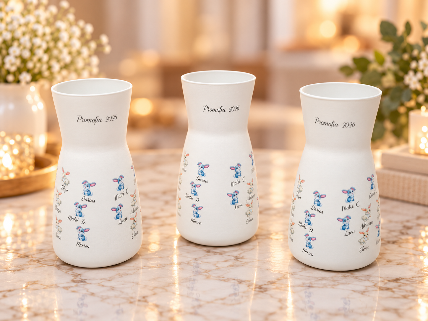 Vază Personalizată pentru Cadre Didactice – Cadou Unicat cu Mesaj de Suflet - imagine galerie