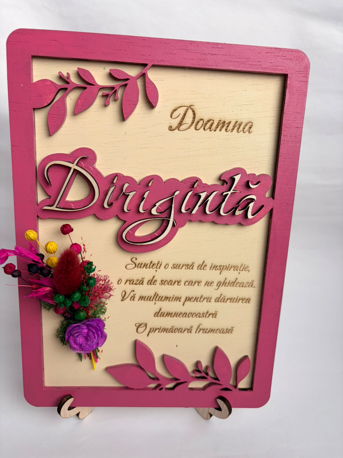 Cadouri Personalizate și Plachete Decorative cu Flori Stabilizate - imagine galerie