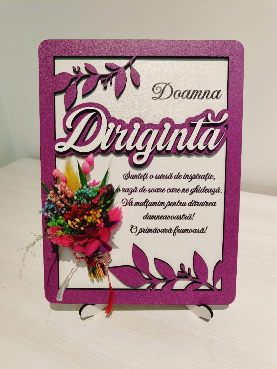 Cadouri Personalizate și Plachete Decorative cu Flori Stabilizate - imagine galerie