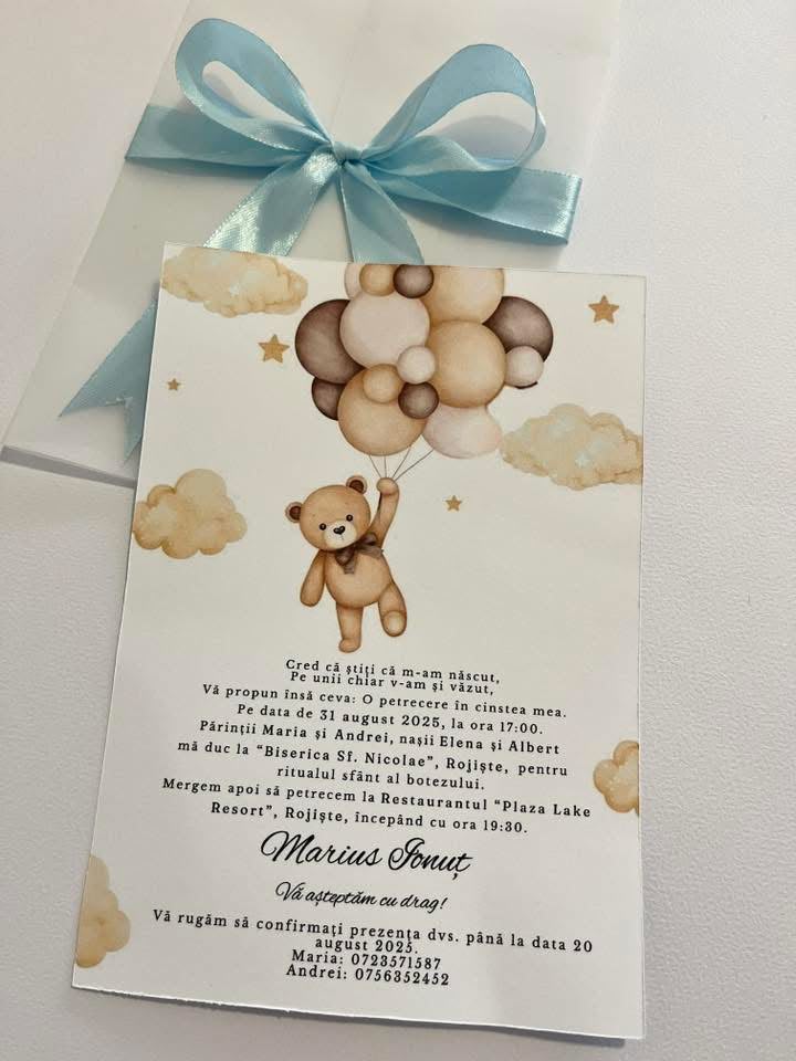 Invitatii nunti si botezuri - imagine galerie