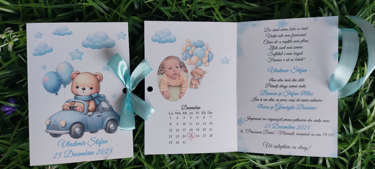 Invitatii nunti si botezuri - imagine galerie