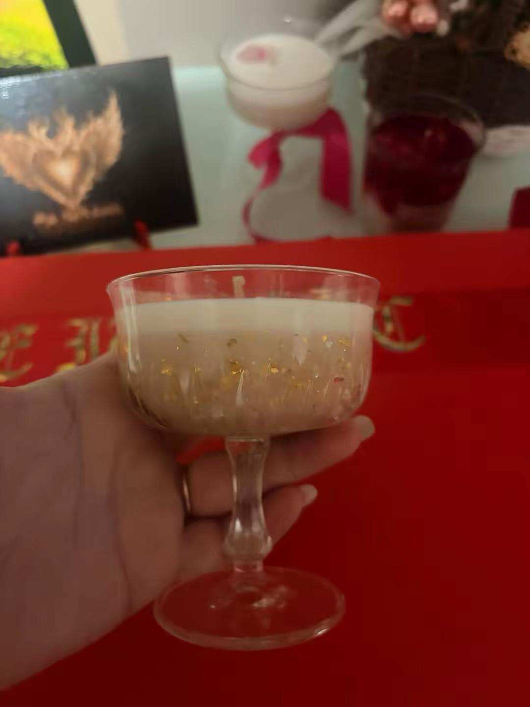 Lumânare Parfumată Handmade în Pahar – Colecția Cocktail / Iced Drinks - imagine galerie