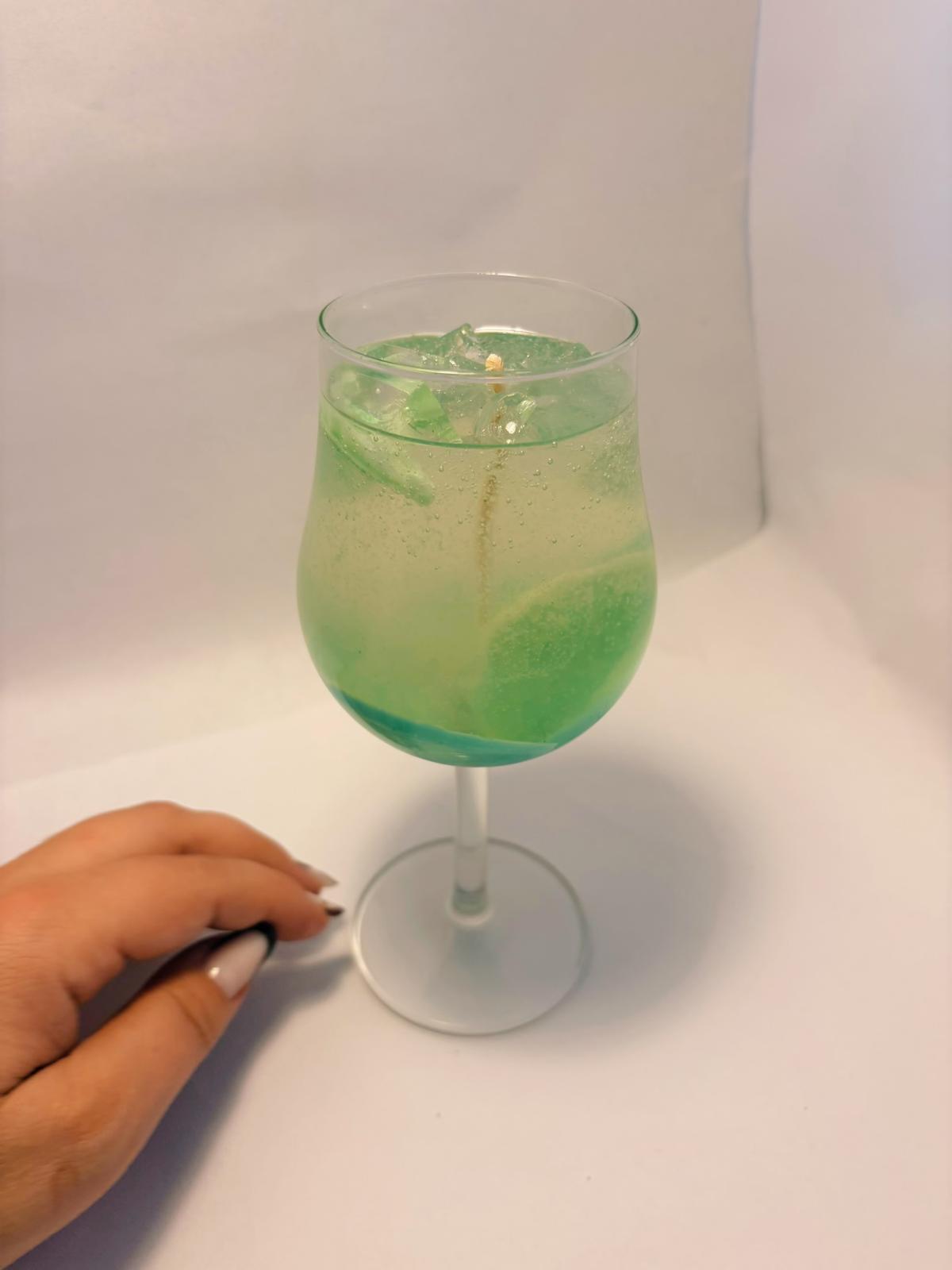Lumânare Parfumată Handmade în Pahar – Colecția Cocktail / Iced Drinks - imagine galerie