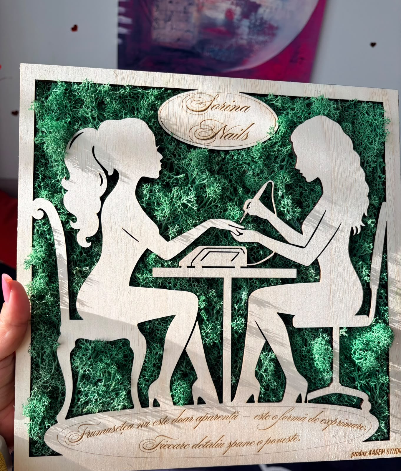 Tablou Decorativ Personalizat – Salon de Înfrumusețare și Manichiură